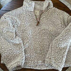 Thread & Supply Cream Sherpa Jacket